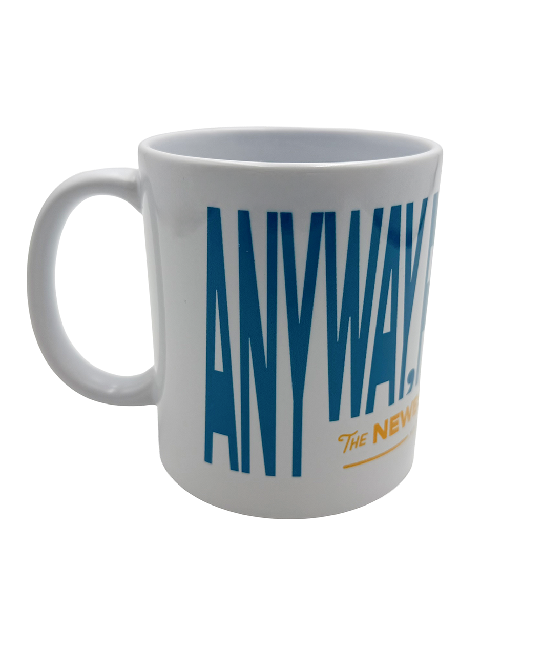 "Anyway, PJ" Mug