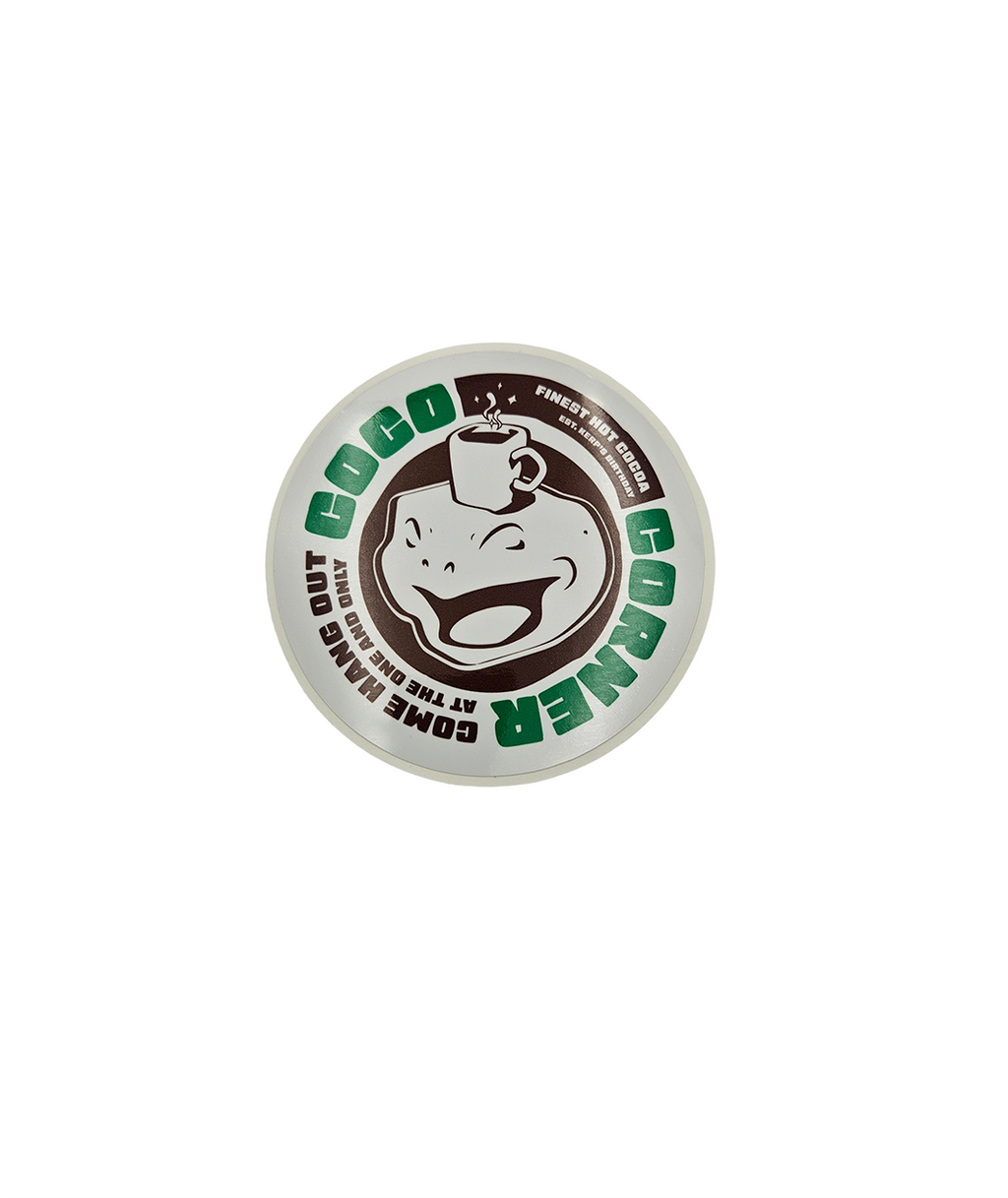 Coco Corner Café Sticker