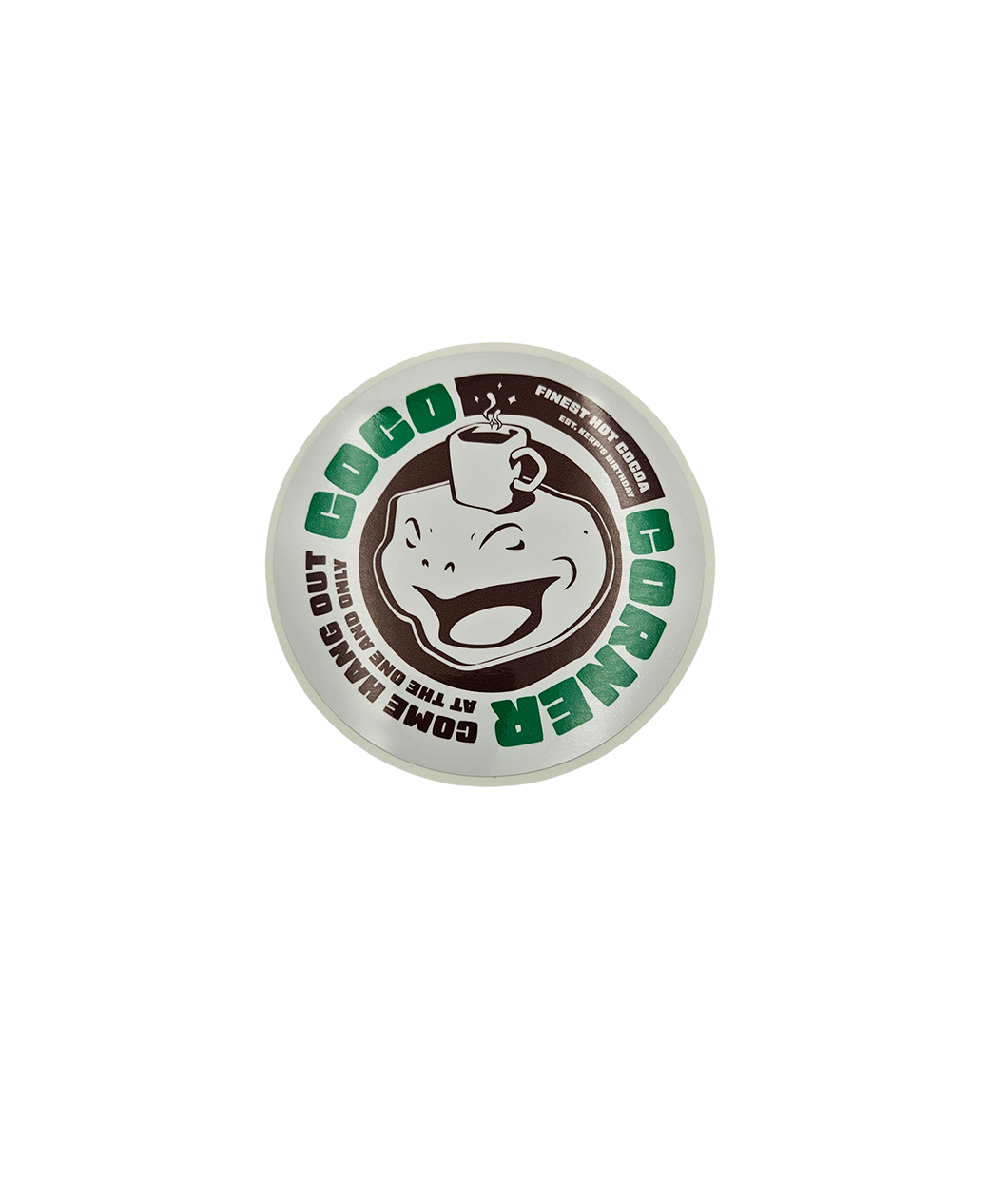 Coco Corner Café Sticker