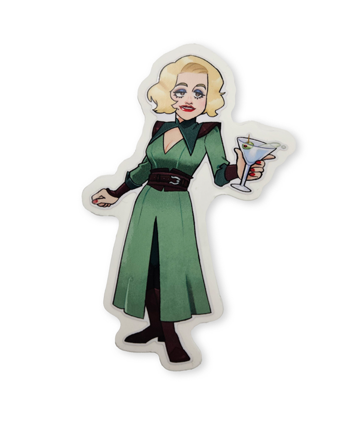 Rotating Heroes Podcast-Vana AKA Valthorn Sticker