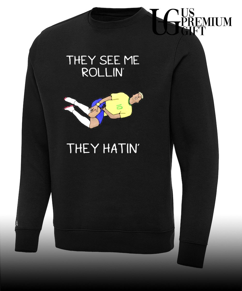 They see me rollin’ they hatin’ Neymar Jr Brazil Soccer 2026 shirt