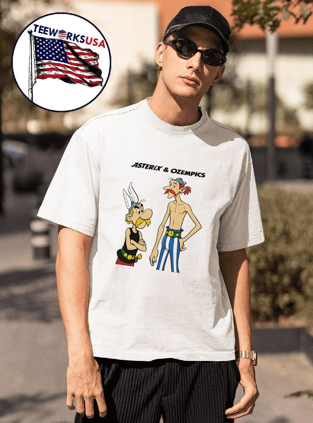 Thin Obelix Comic Asterix And Ozempics Funny Shirt