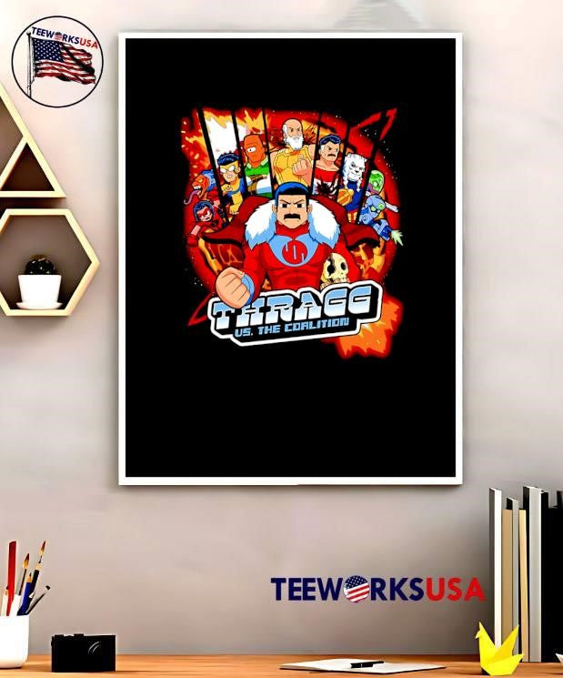 Thragg vs The Coalition Invincible Comic Series T-Shirt