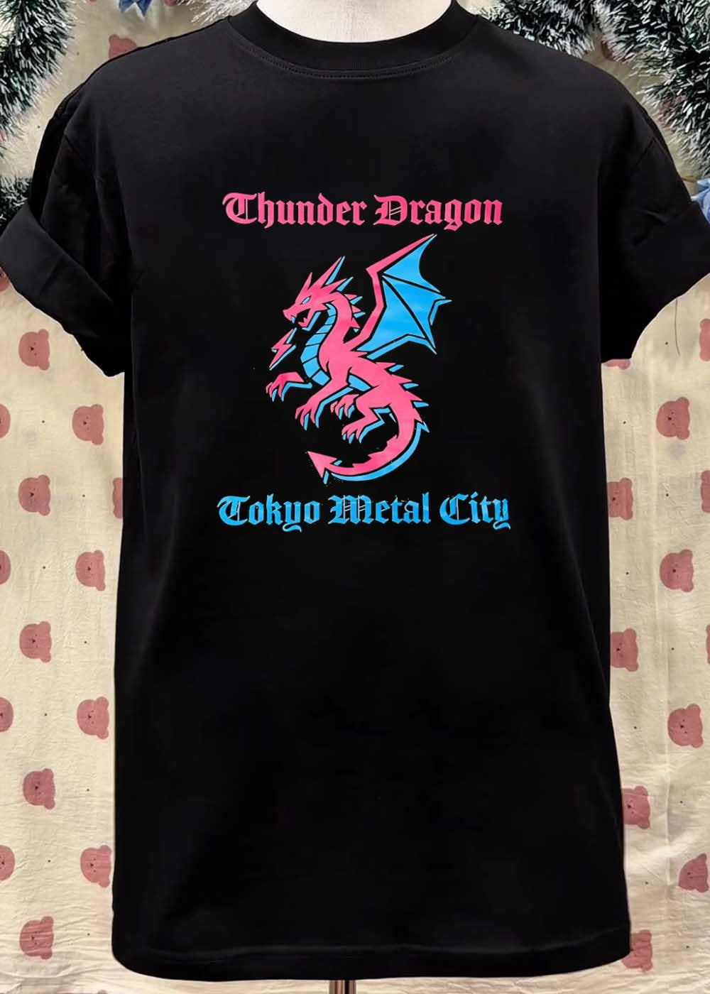 Thunder Dragon Tokyo Metal City Graphic T-Shirt