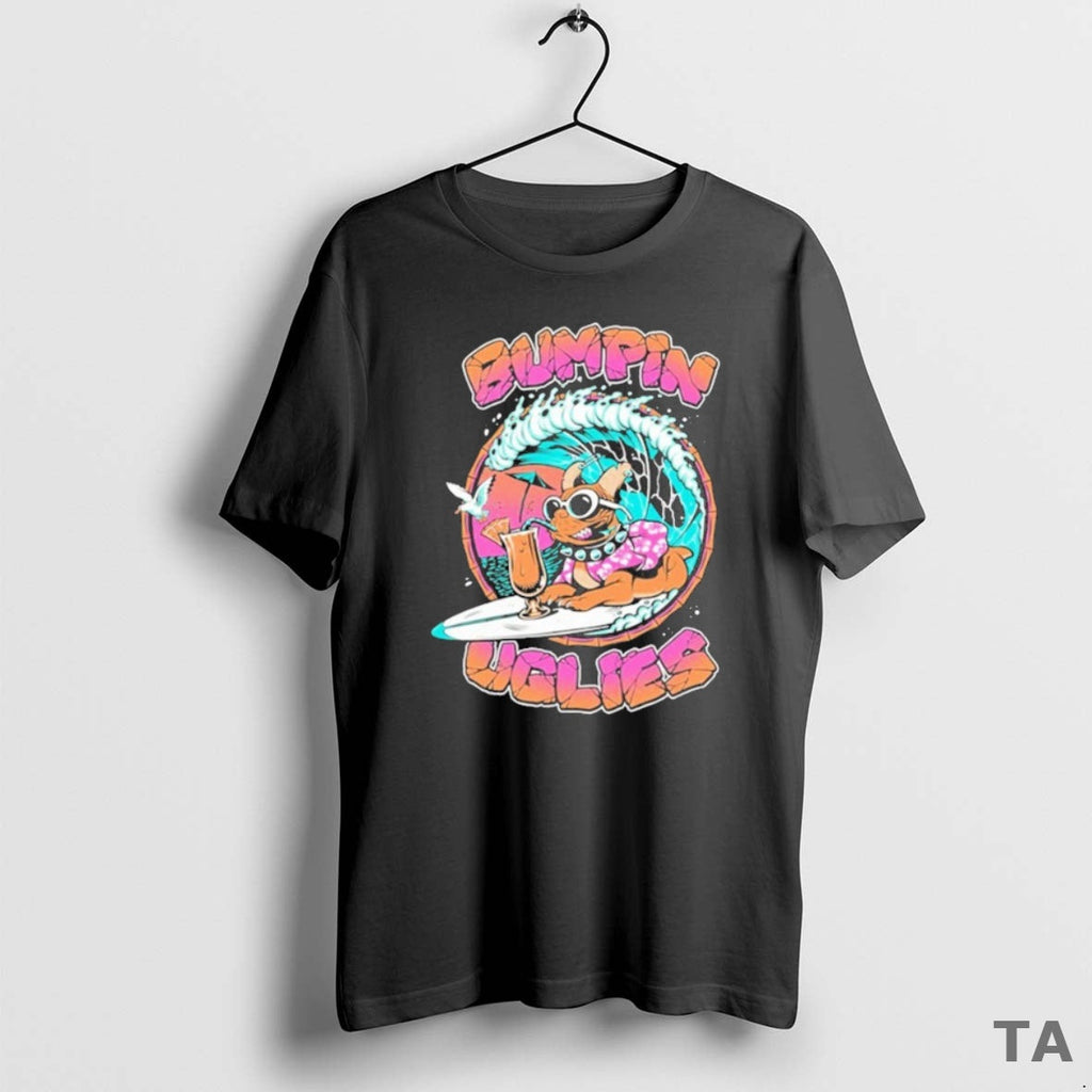 Top Bumpin Uglies Tour 2025 Pug Surfer T-Shirts, Hoodie, Sweatshirt