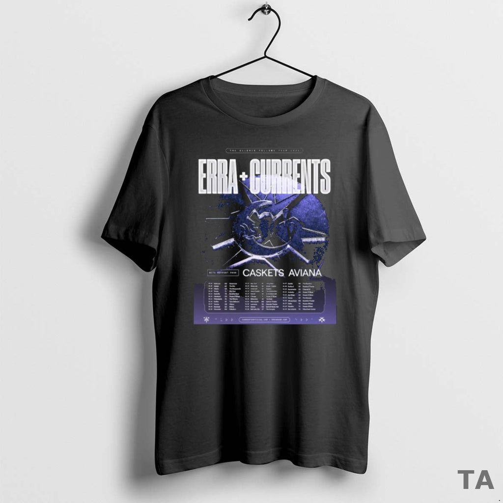 Top Erra Band Currents Silence Follows Tour 2026 Dates T-Shirts, Hoodie, Sweatshirt