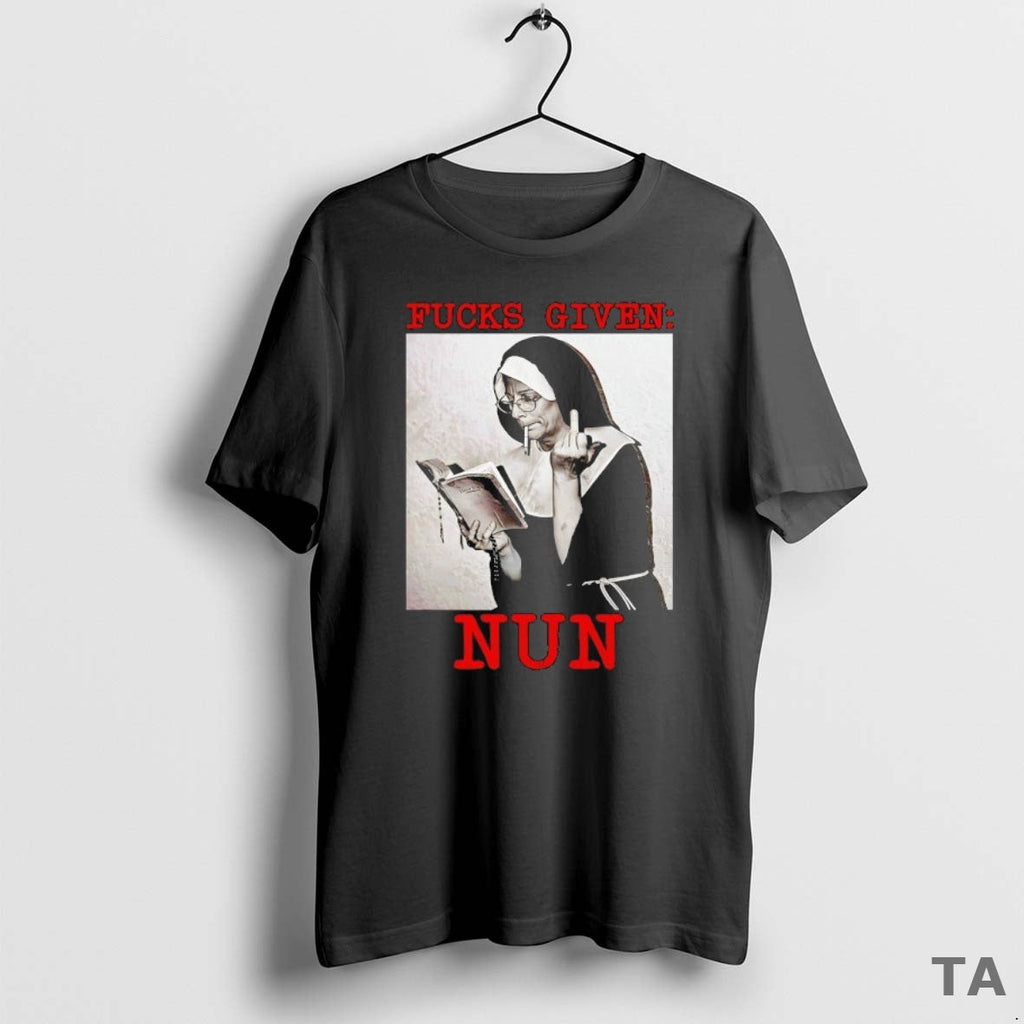 Top Fcks Given Nun T-Shirts, Hoodie, Sweatshirt