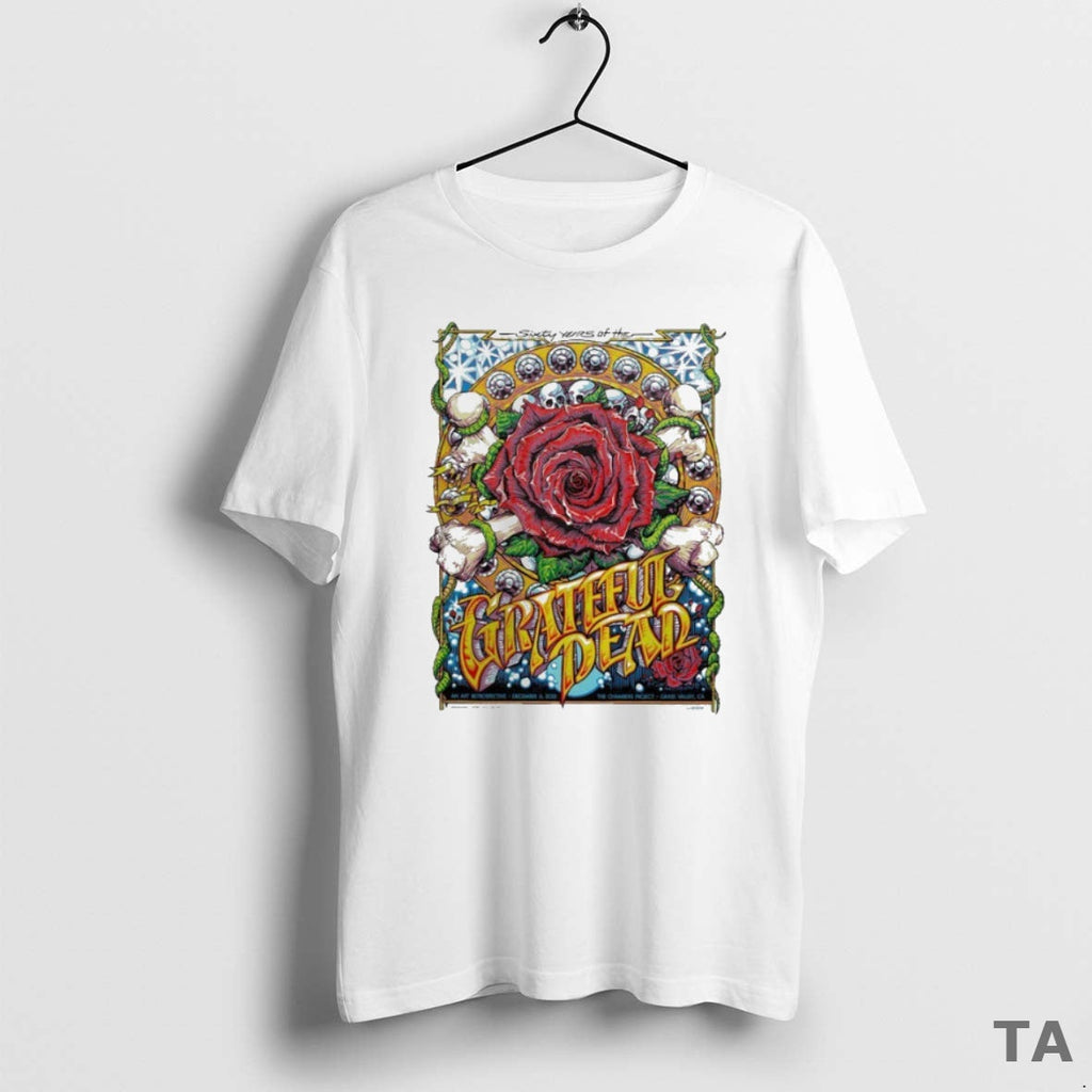 Top Grateful Dead 60 Years Grass Valley California Chambers Project T-Shirts, Hoodie, Sweatshirt
