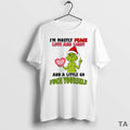 Top Grinch Im Mostly Peace Love Light Peace Love Light Little T-Shirts, Hoodie, Sweatshirt