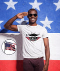 Gun Pilot Standing by Fighter Jet Top Gun Maverick T-Shirt