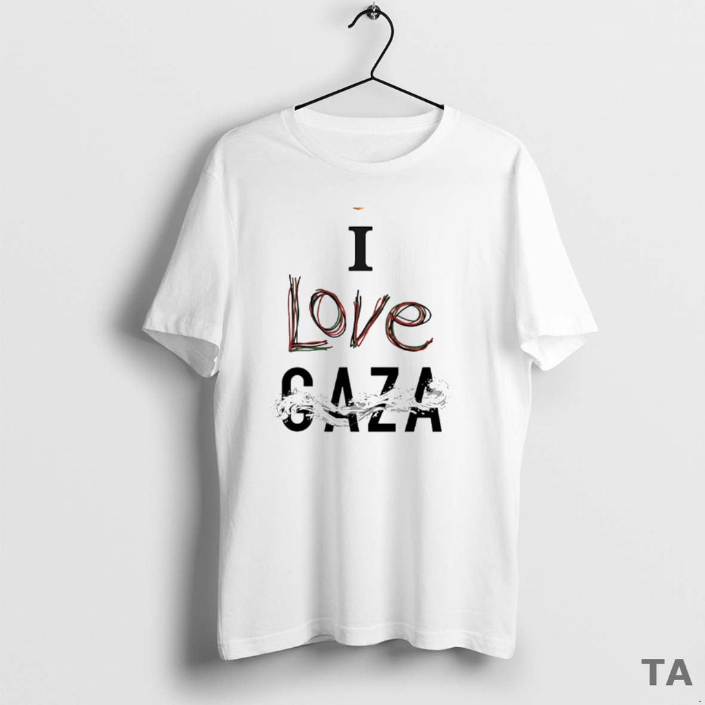 Top I Love Gaza Circle T-Shirts, Hoodie, Sweatshirt