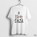 Top I Love Gaza Circle T-Shirts, Hoodie, Sweatshirt