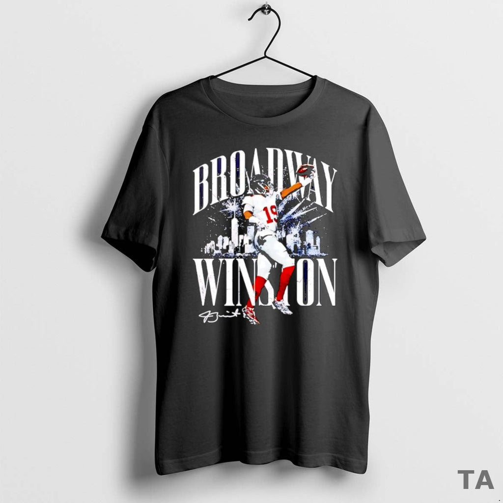 Top Jameis Winston New York Giants Broadway Winston City Skyline T-Shirts, Hoodie, Sweatshirt