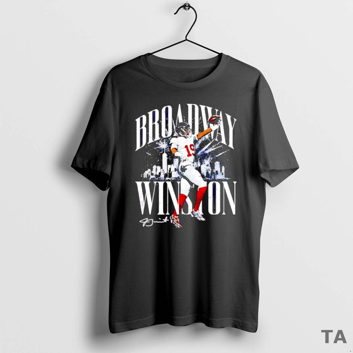 Top Jameis Winston New York Giants Broadway Winston City Skyline T-Shirts, Hoodie, Sweatshirt