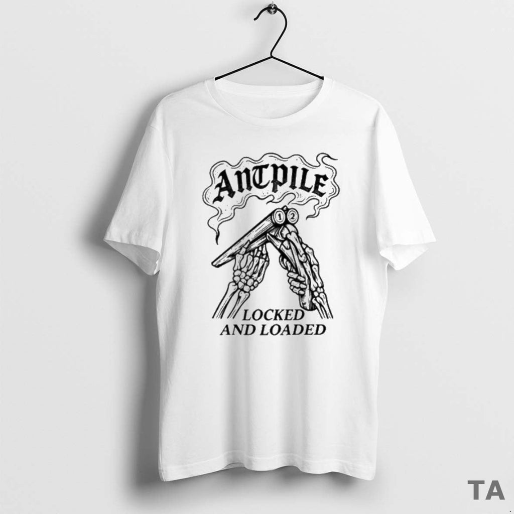 Top Kublai Khan Tx Locked Loaded Skeleton Hands T-Shirts, Hoodie, Sweatshirt