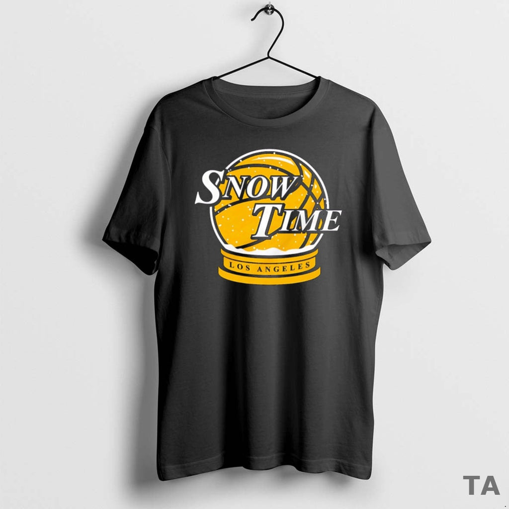 Top Los Angeles Lakers Snowtime Snow Globe T-Shirts, Hoodie, Sweatshirt