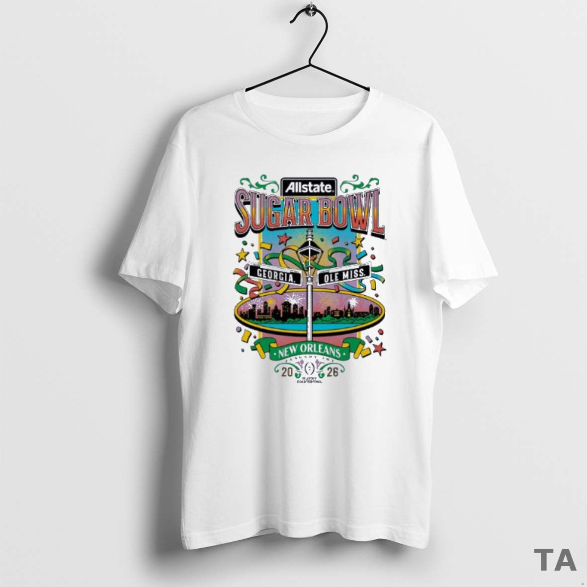 Top Ole Miss Vs Georgia 2026 Allstate Sugar Bowl Nola T-Shirts, Hoodie, Sweatshirt