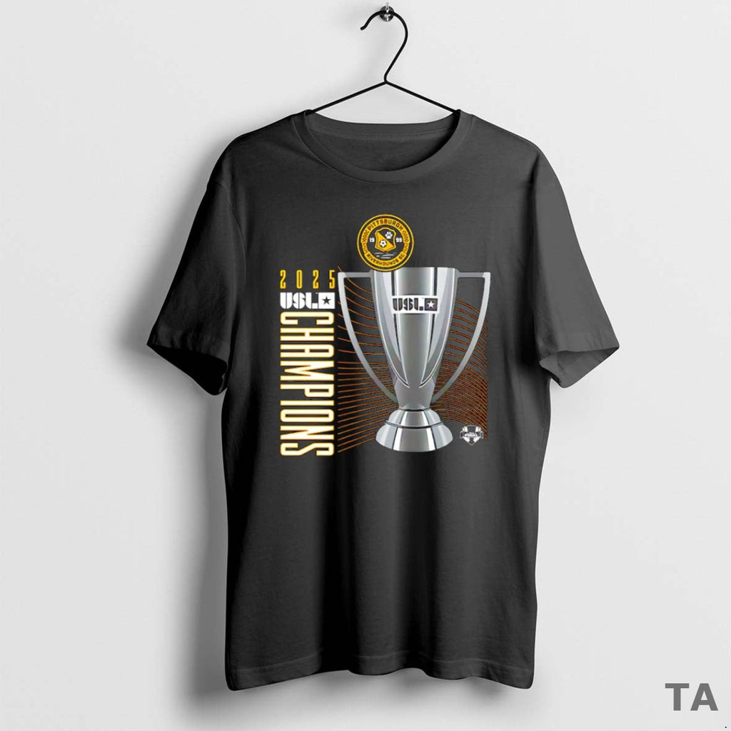 Top Pittsburgh Riverhounds Sc 2025 Usl Championship Final Champions Trophy T-Shirts, Hoodie, Sweatshirt