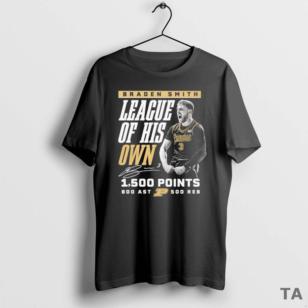 Top Purdue Boilermakers Braden Smith League His Own 1500 Points T-Shirts, Hoodie, Sweatshirt