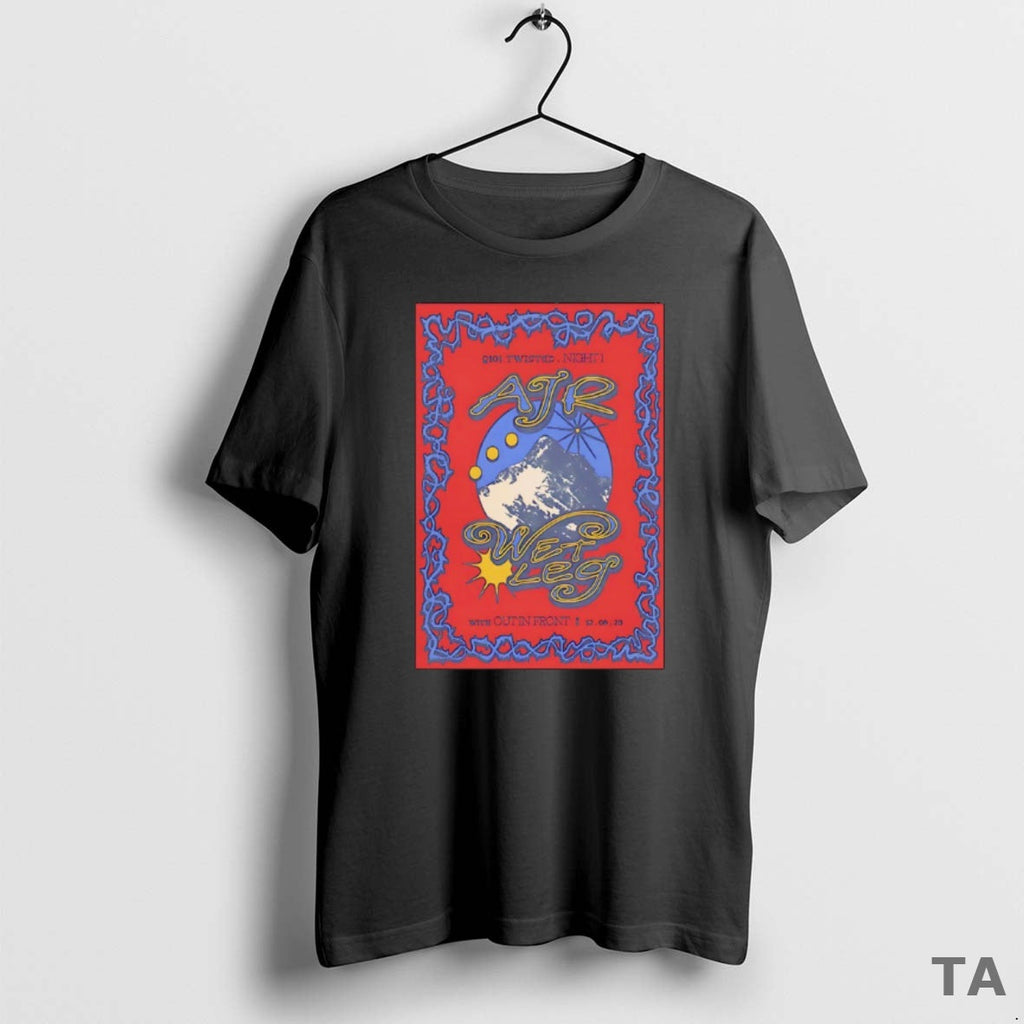 Top Q101 Twisted Ajr Wet Leg Out Front Dec 9 2025 T-Shirts, Hoodie, Sweatshirt