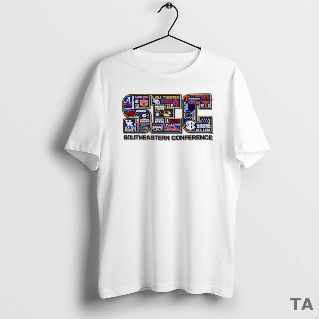 Top Sec Southeastern Conference All Team Circle T-Shirts, Hoodie, Sweatshirt