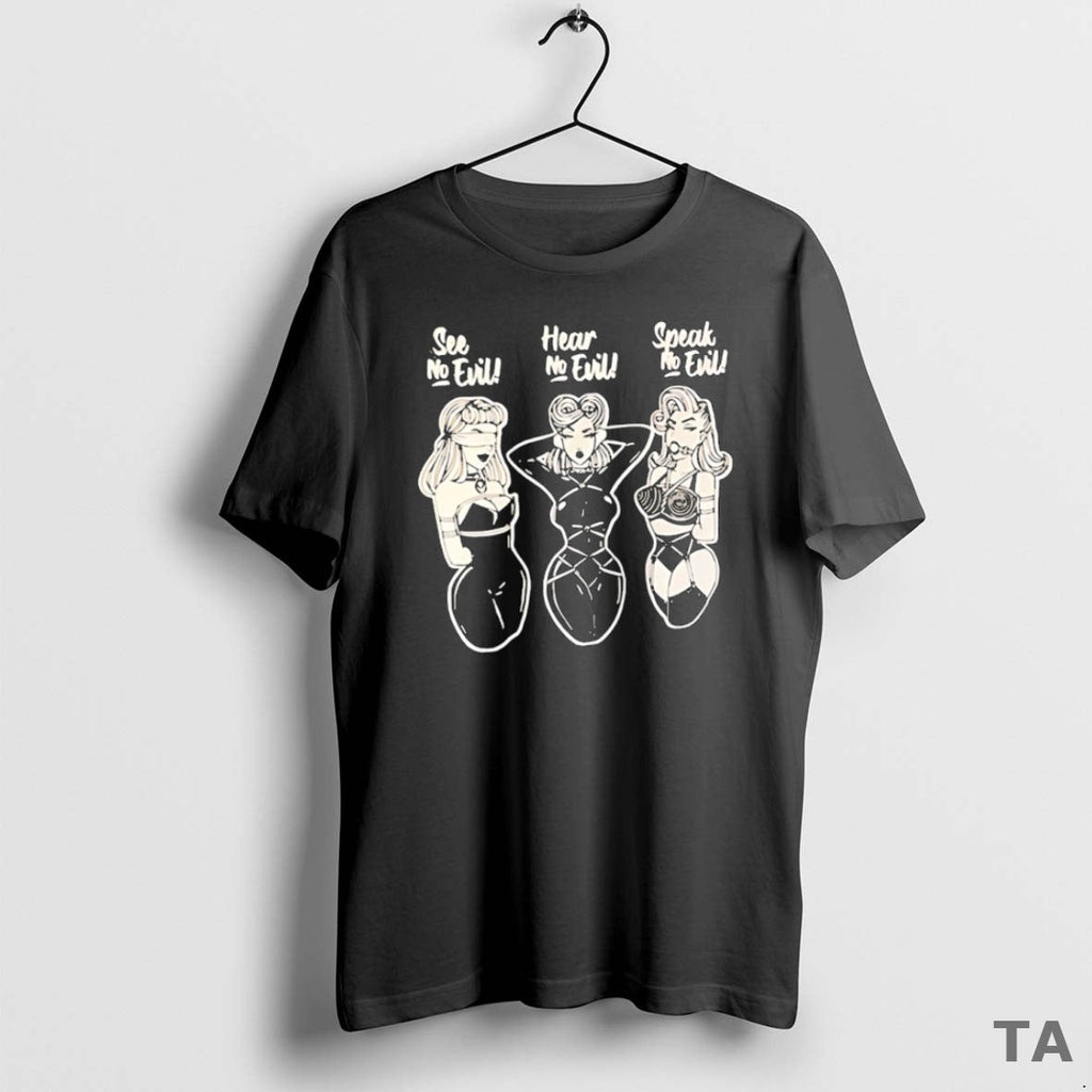 Top See No Evil Hear No Evil Speak No Evil T-Shirts, Hoodie, Sweatshirt