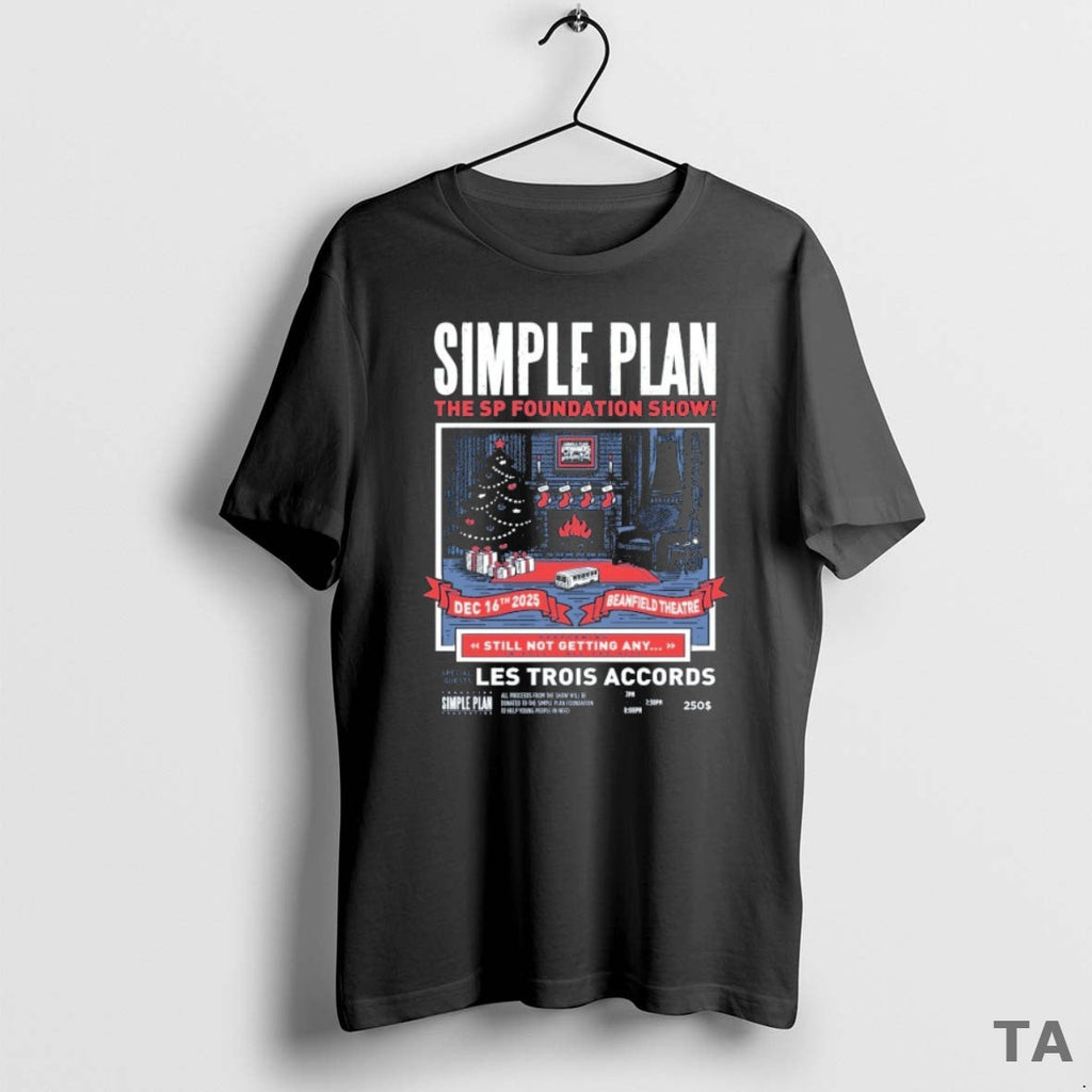 Top Simple Plan Beanfield Theatre Montreal Qc Dec 16 2025 Tour T-Shirts, Hoodie, Sweatshirt