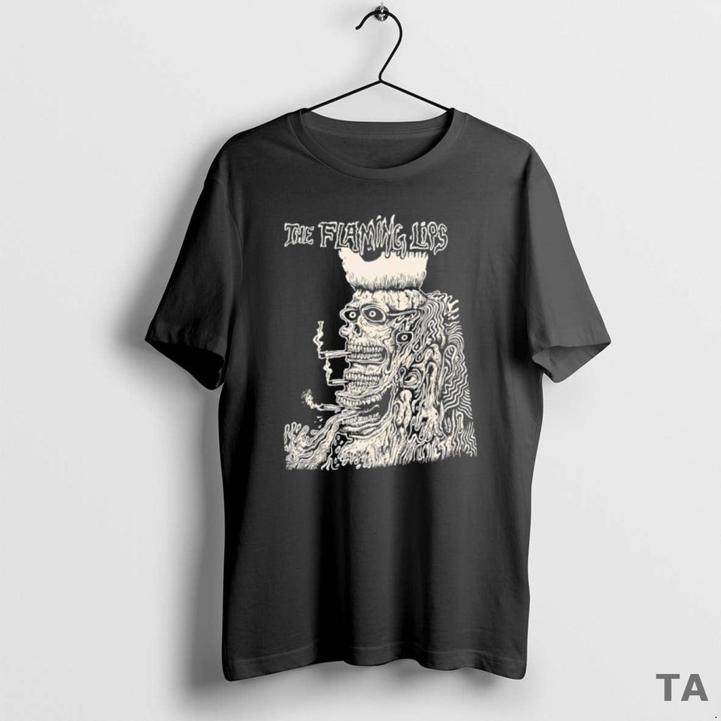 Top Flaming Lips Band Skeleton Smoking T-Shirts, Hoodie, Sweatshirt