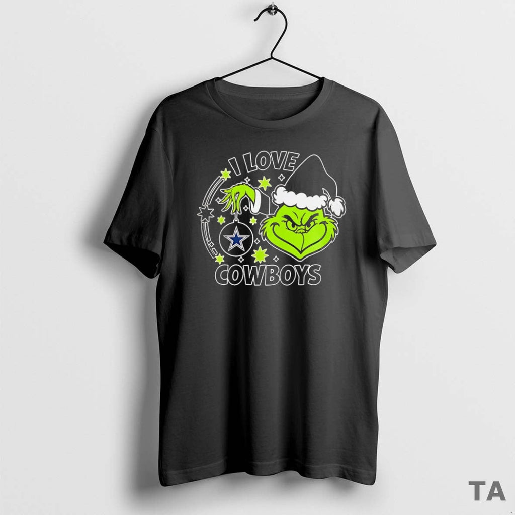 Top Grinch I Love Dallas Cowboys 2025 T-Shirts, Hoodie, Sweatshirt