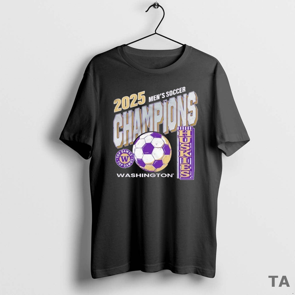 Top Washington Huskies 2025 Soccer Champions T-Shirts, Hoodie, Sweatshirt