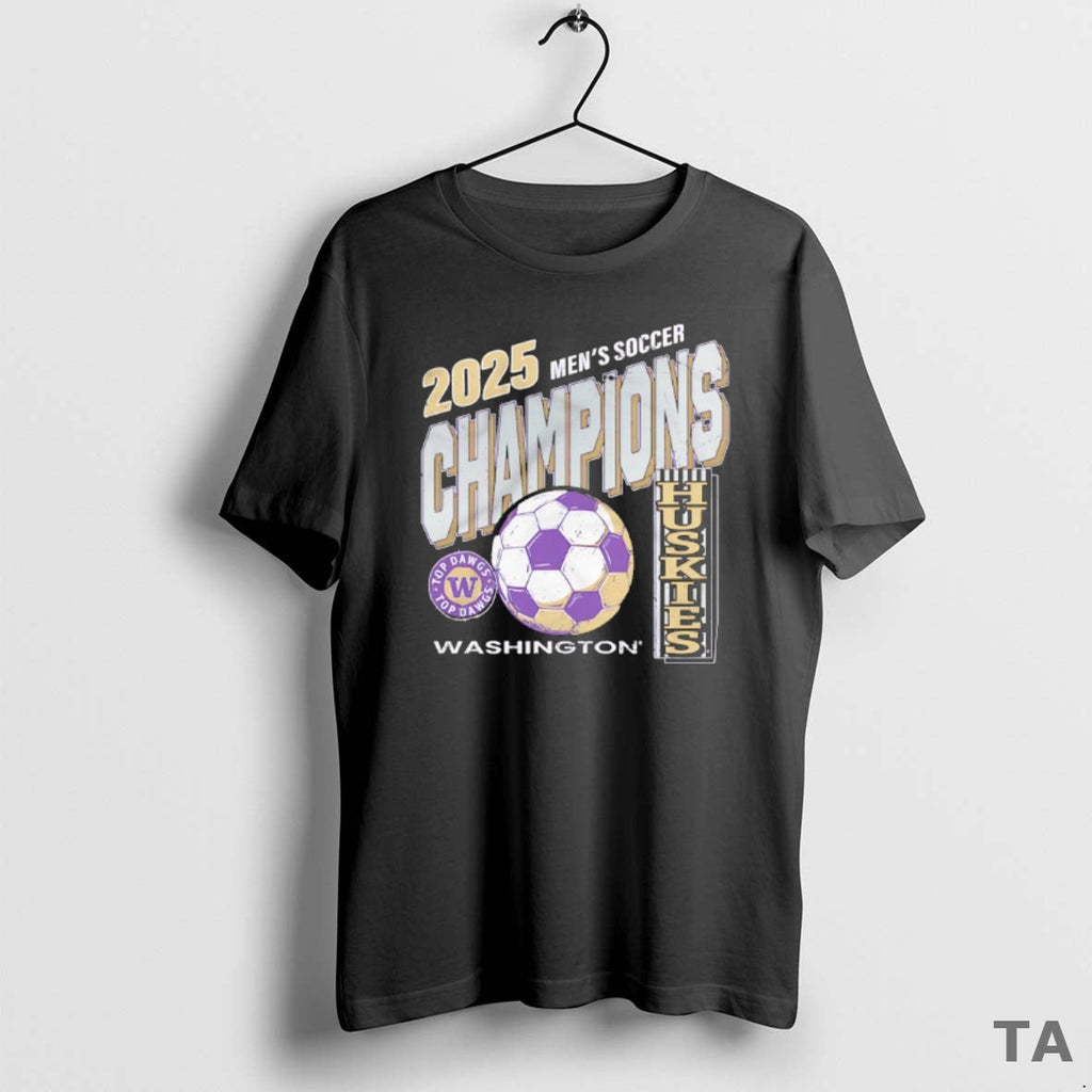Top Washington Huskies Soccer 2025 Champions T-Shirts, Hoodie, Sweatshirt
