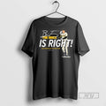 Trending Brice Turang The Brice Is Right Milwaukee Brewers Mlb Slash Line Signature Graphic Tee