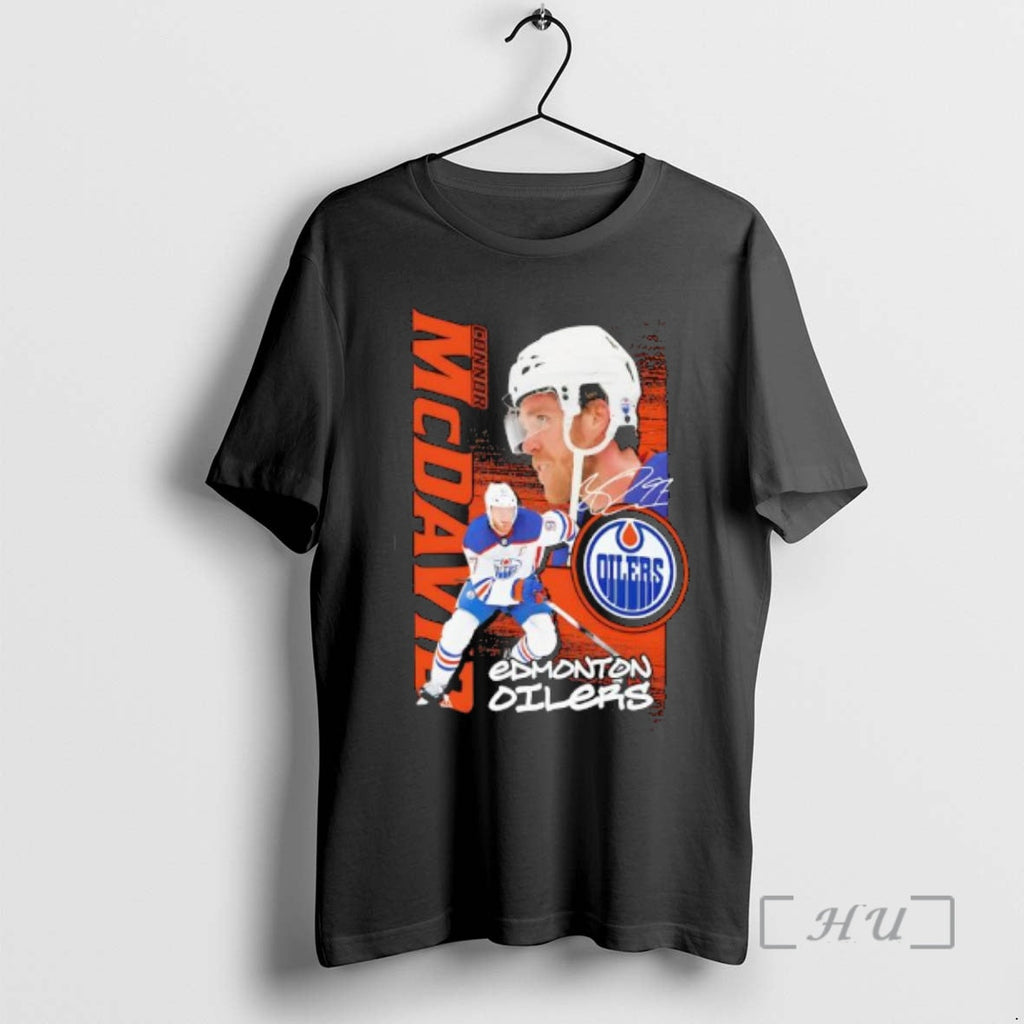 Trending Edmonton Oilers Connor Mcdavid Outerstuff Black Playmaker Signature T-Shirts, Hoodie, Sweatshirt