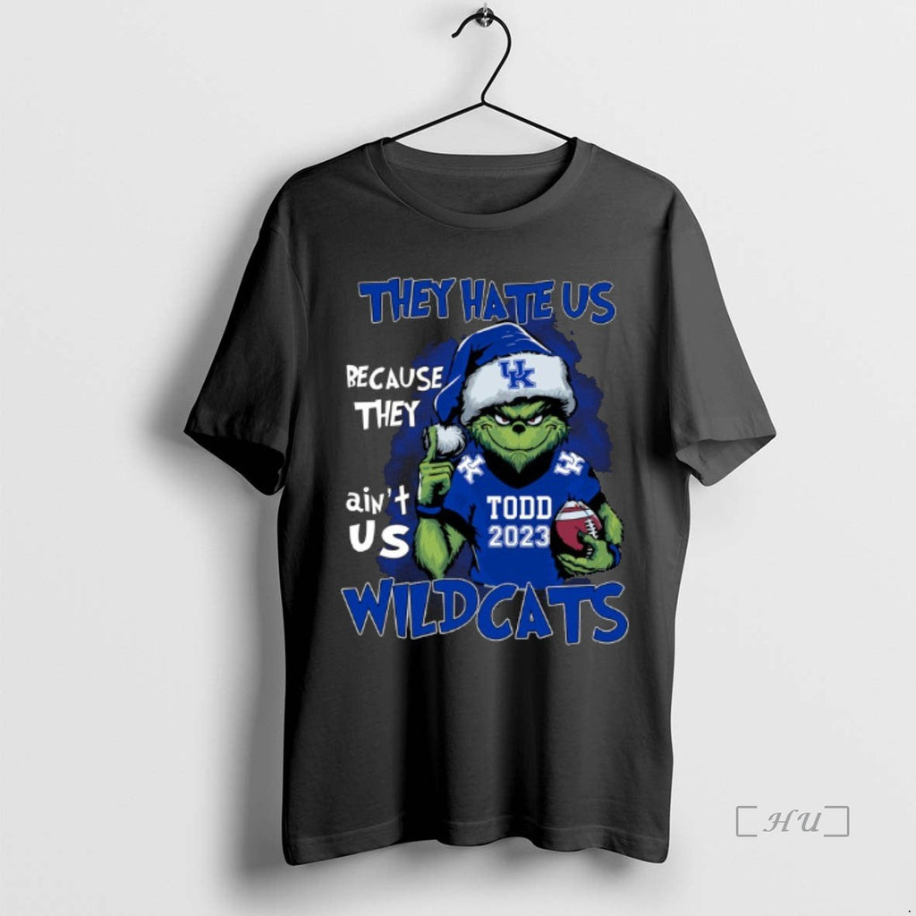 Trending Grinch Kentucky Wildcats They Hate Us Because They Aint Us 2025 T-Shirts, Hoodie, Sweatshirt