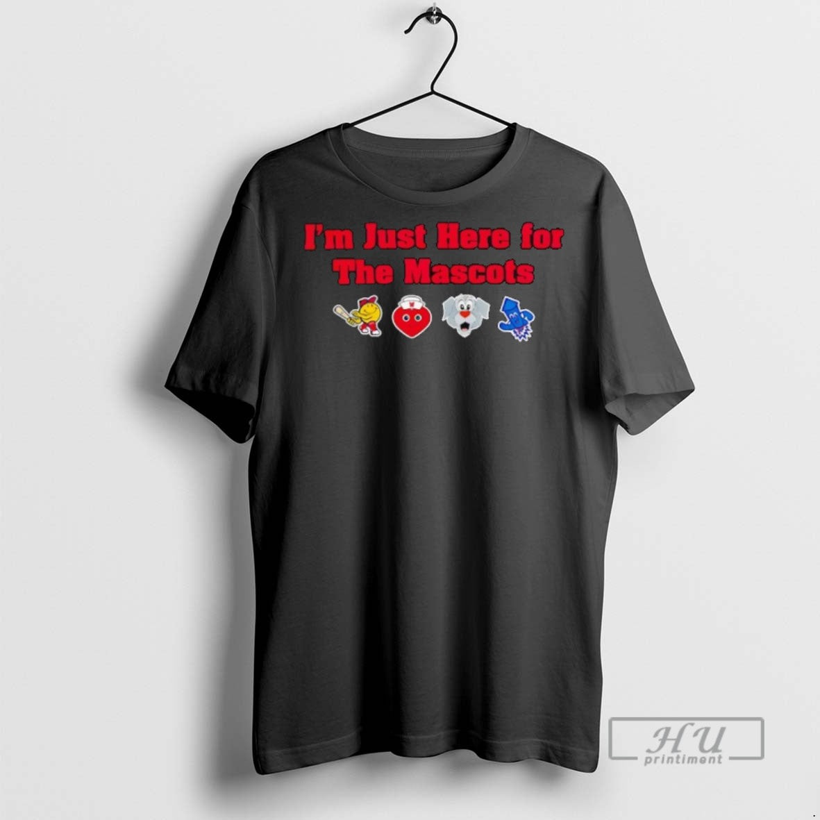 Trending Im Just Here For The Mascots Graphic Tee Shirts Sweatshirt Hoodies