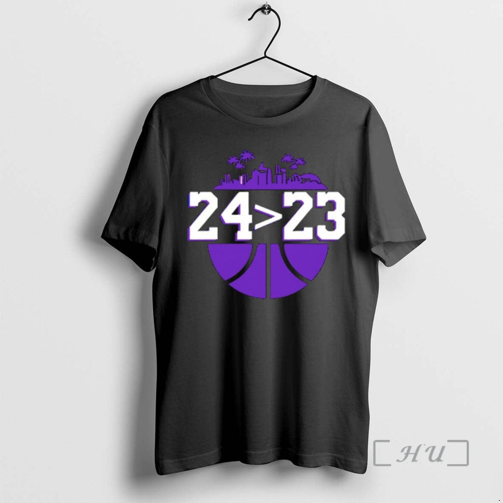 Trending Los Angeles Lakers 24 23 City Skyline T-Shirts, Hoodie, Sweatshirt