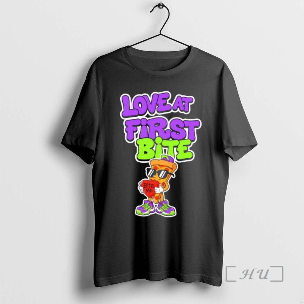 Trending Love First Bite Pizza Bite Me T-Shirts, Hoodie, Sweatshirt