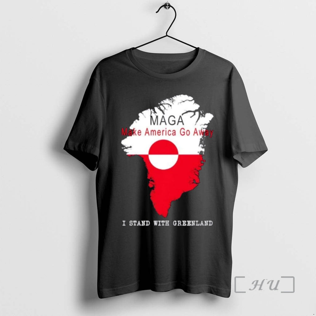 Trending Maga Make America Go Away Greenland Map T-Shirts, Hoodie, Sweatshirt