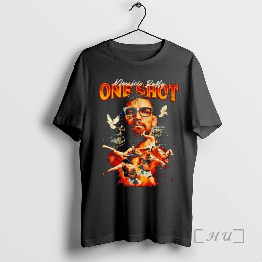Trending Mauricio Ruffy One Shot Portrait Doves Favela Action Fighting T-Shirts, Hoodie, Sweatshirt