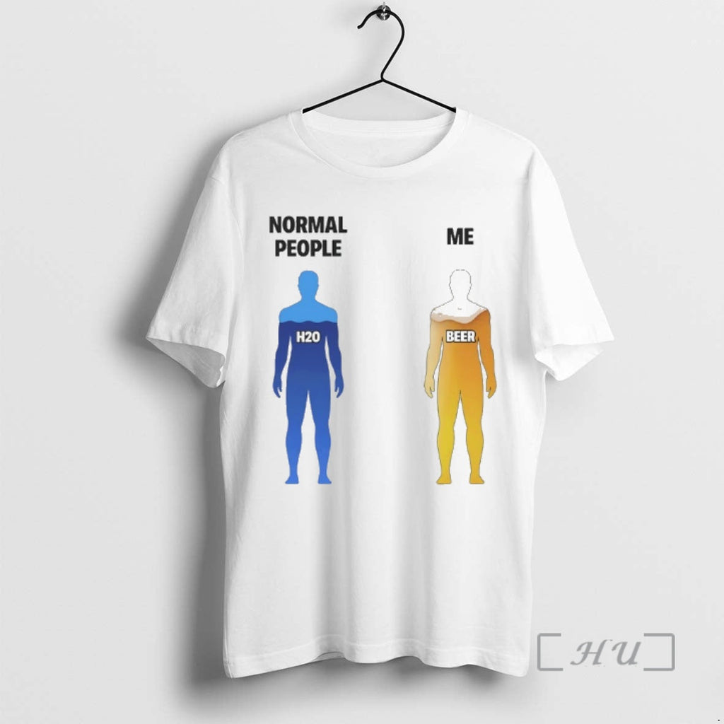 Trending Normal People H2o Vs Me Beer T-Shirts, Hoodie, Sweatshirt
