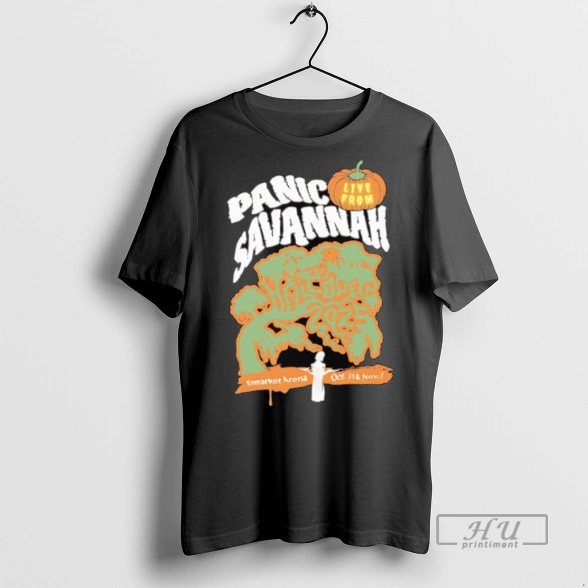 Trending Panic Savannah Live From Halloween 2025 Graphic Tee Shirts Sweatshirt Hoodies