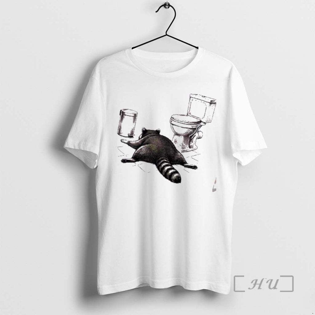 Trending Trash Raccoon Hangover Toilet T-Shirts, Hoodie, Sweatshirt
