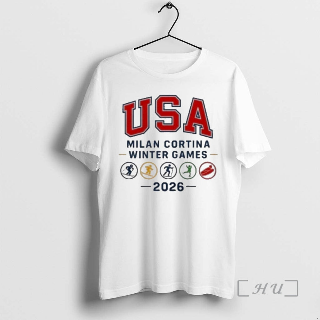 Trending Usa Milan Cortina Winter Games 2026 T-Shirts, Hoodie, Sweatshirt
