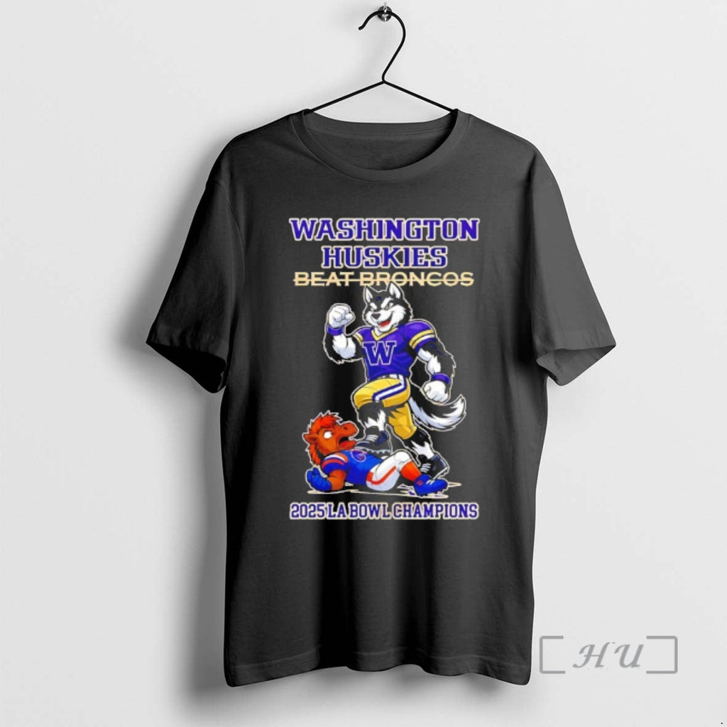 Trending Washington Huskies Ncaa 2025 La Bowl Champions Game Mascots T-Shirts, Hoodie, Sweatshirt