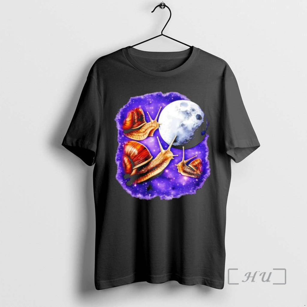 Trending Yearning Snails Space Moon T-Shirts, Hoodie, Sweatshirt