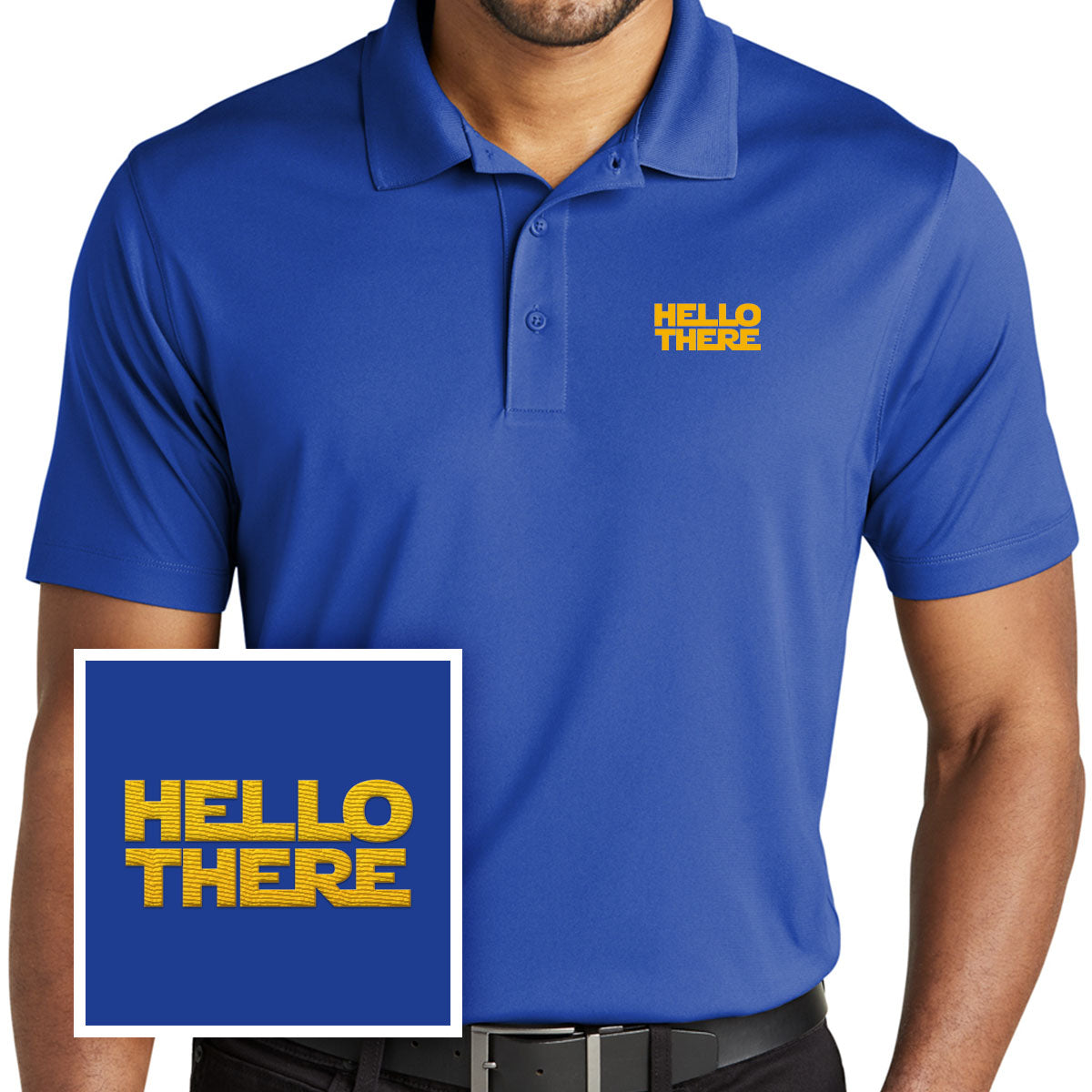Hello There Polo Shirt