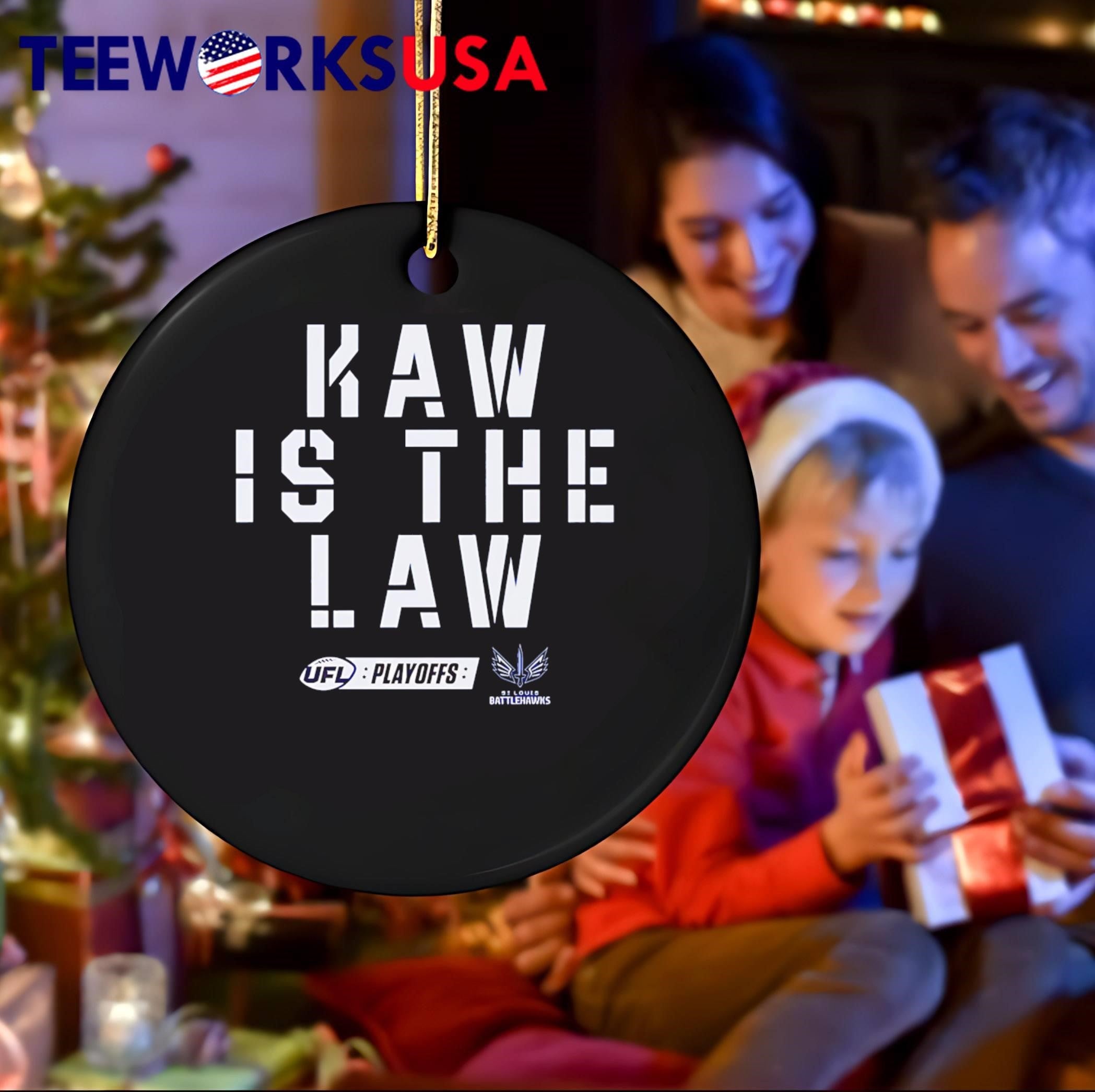 UFL Playoff Gear Kaw Is the Law St. Louis Battlehawks shirt