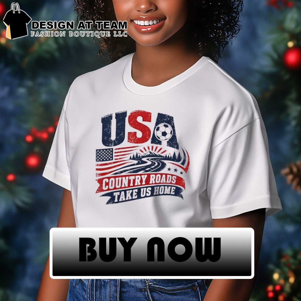 USA Soccer Country Roads Take US Home World Cup 2026 shirt