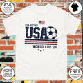 USA Soccer United States World Cup 2026 American flag shirt