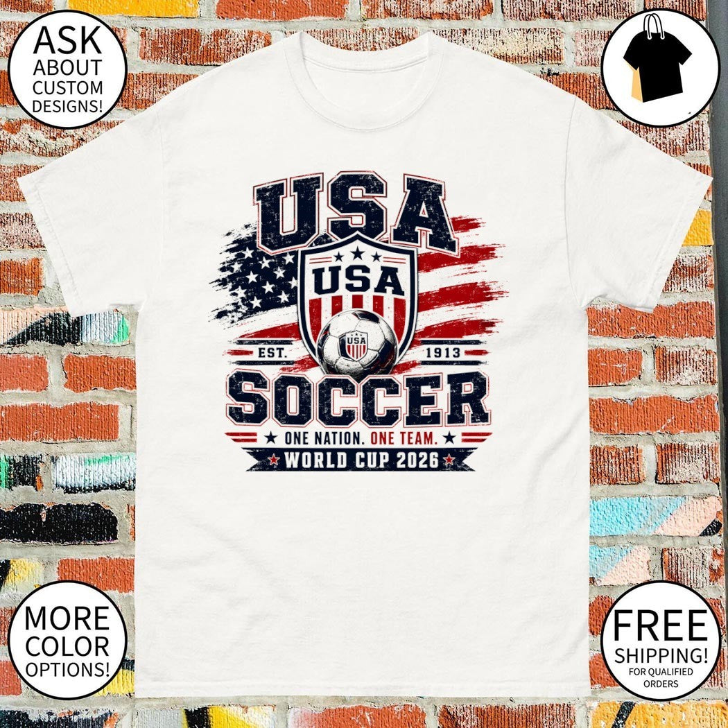 USA Soccer World Cup 2026 One Nation One Team Football shirt
